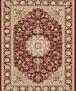 Traditional Iranian Design Red Rug