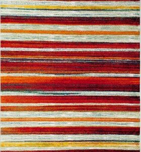 Bright colored rug