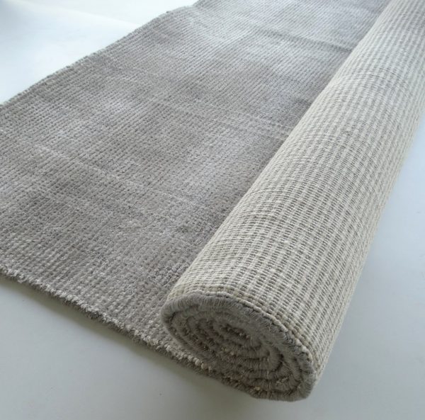 Noble-Weft Concrete Luxury Handmade NZ Wool-Viscose Rug | Sydney Rug Warehouse