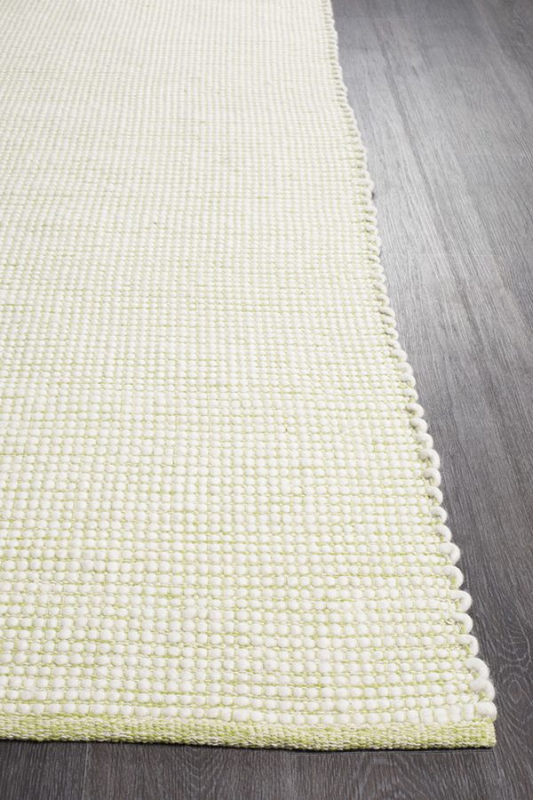 GREEN RUG Loft Pistachio Luxury Modern Neutral Handloomed Wool Rug | Rug Culture - Image 4