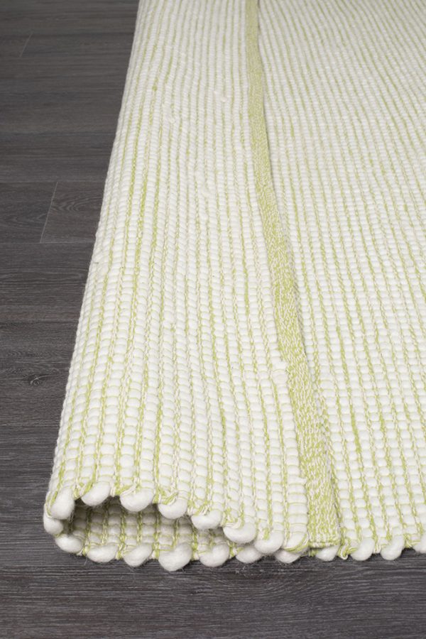 GREEN RUG Loft Pistachio Luxury Modern Neutral Handloomed Wool Rug | Rug Culture - Image 7